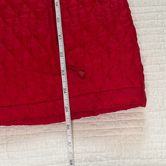 Lands' End Quilted Red Quilted Jacket - Picture 11 of 13